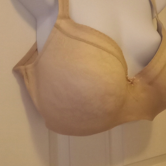 Cacique Nude Lace Covered Balconet Bra- 46DD - Picture 4 of 13